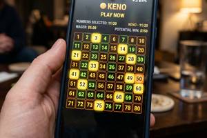Super Keno Blast lottery game