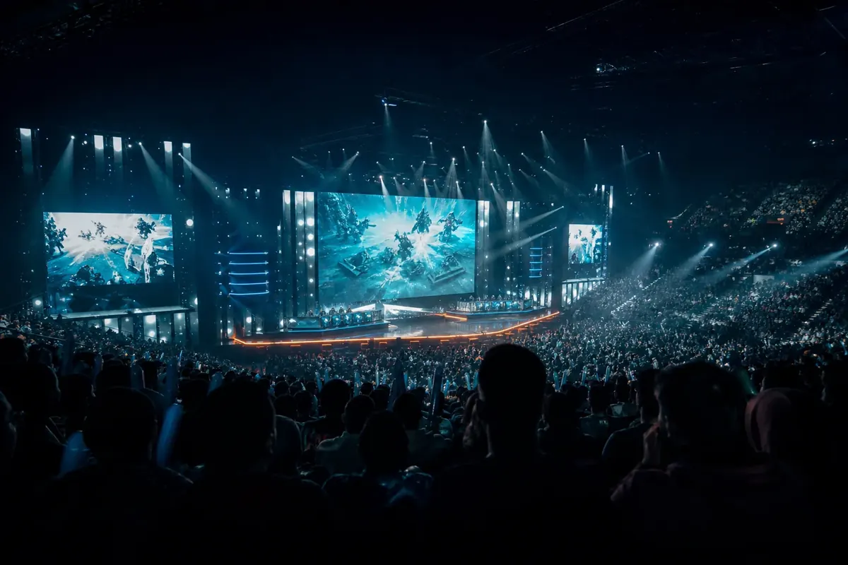 Arena turniejowa podczas wydarzenia esportowego